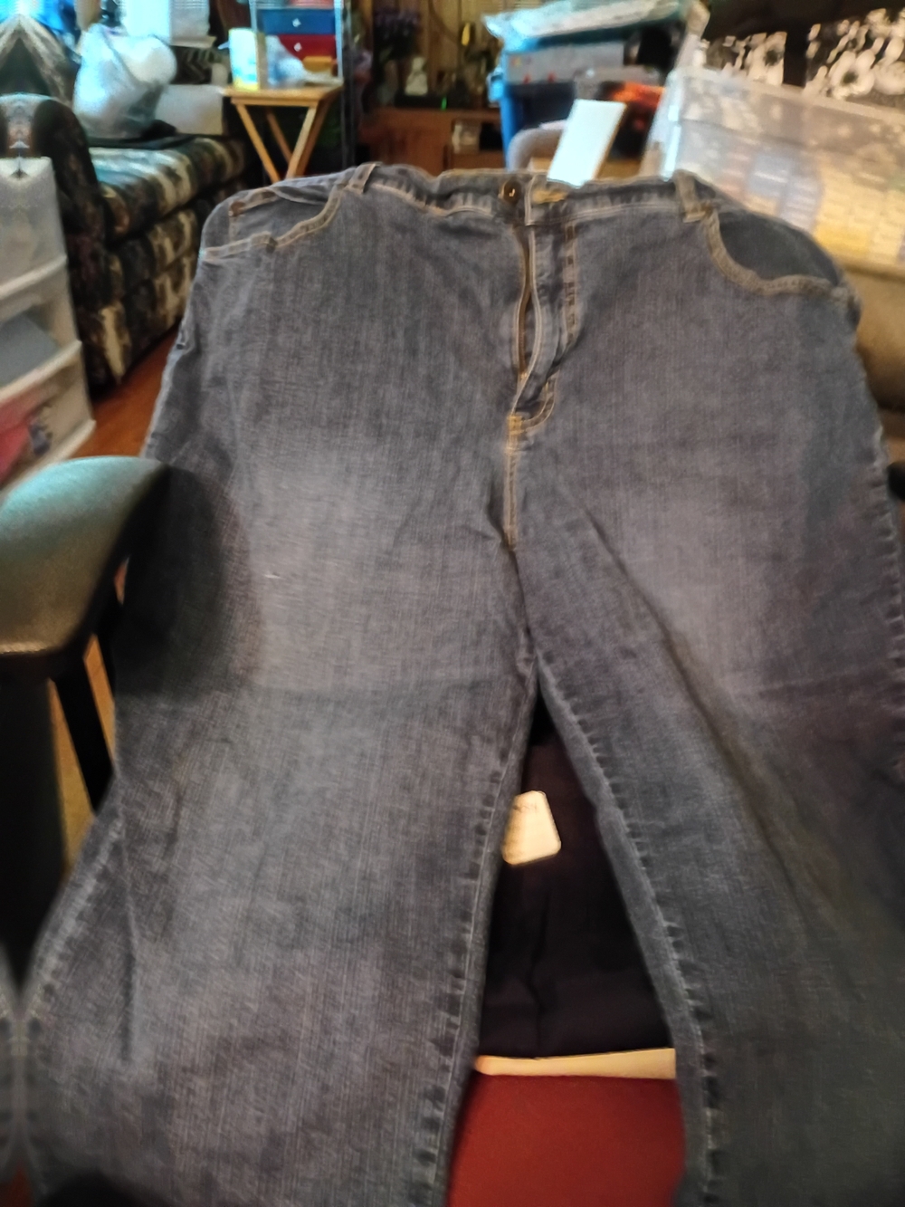 #55 L.A. Blues Straight Leg Blue Denim Jeans